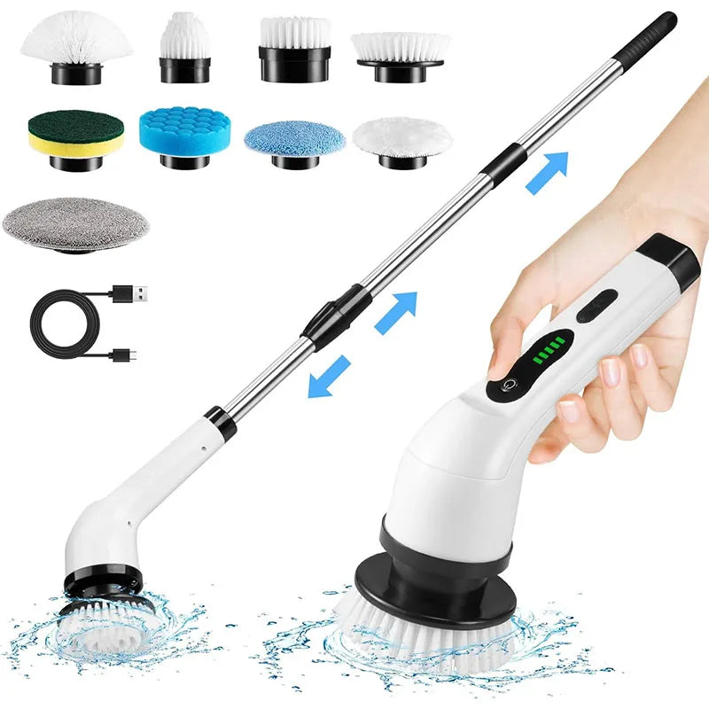 Electric Spin Scrubber – Effortless Cleaning for Tiles, Sinks & Showers
