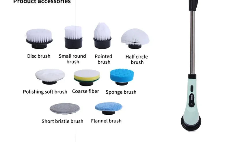 Electric Spin Scrubber – Effortless Cleaning for Tiles, Sinks & Showers